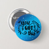 Inspirerend | U hebt dit Ronde Button 5,7 Cm (Voorkant /achterkant)