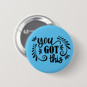 Inspirerend | U hebt dit Ronde Button 5,7 Cm (Voorkant /achterkant)