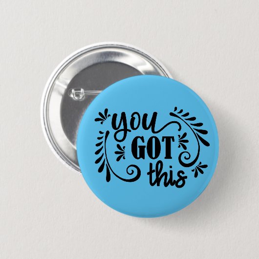 Inspirerend | U hebt dit Ronde Button 5,7 Cm (Voorkant /achterkant)