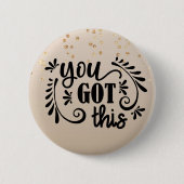 Inspirerend | U hebt dit Ronde Button 5,7 Cm (Voorkant)