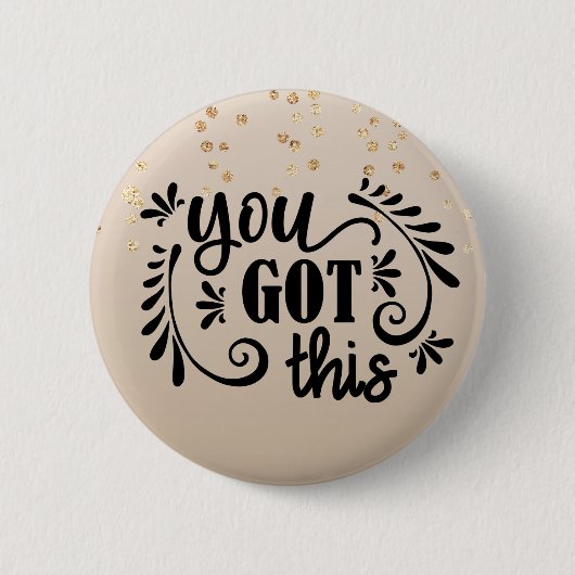 Inspirerend | U hebt dit Ronde Button 5,7 Cm (Voorkant)