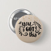 Inspirerend | U hebt dit Ronde Button 5,7 Cm (Voorkant /achterkant)