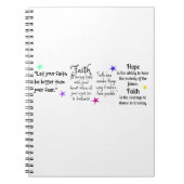 Inspirerend uitspraken over geloof en hoop notitieboek (Voorkant)