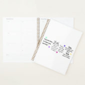 Inspirerend uitspraken over geloof en hoop planner (Display)