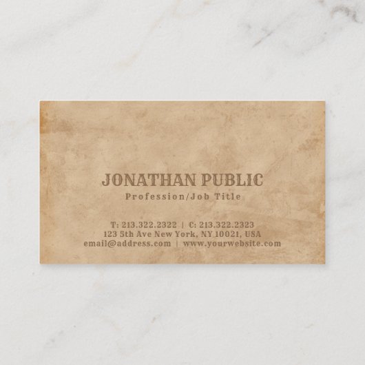 Inspirerend  ultra-thin Luxe Creative Visitekaartje (Achterkant)