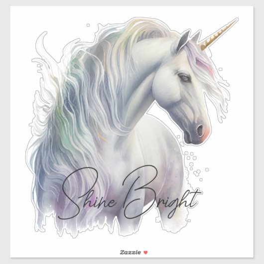 Inspirerend Unicorn Sticker (Vel)