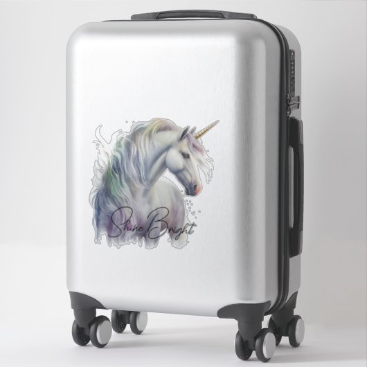 Inspirerend Unicorn Sticker (Koffer)