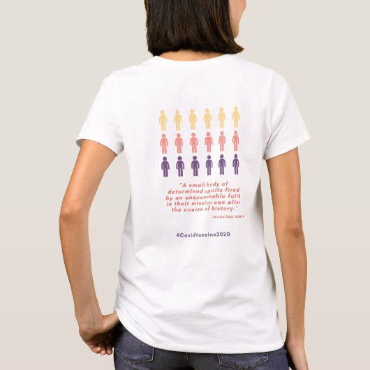 Inspirerend vaccin Shirt (Achterkant)