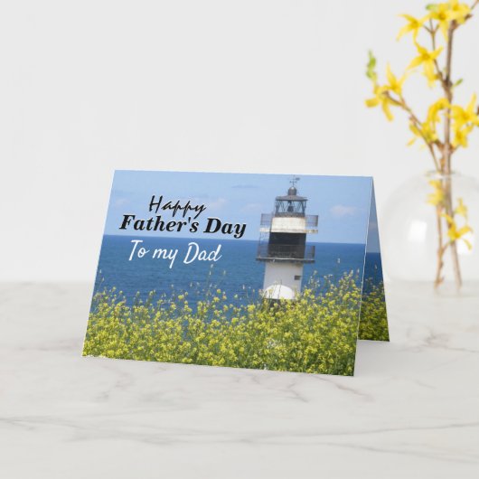 Inspirerend Vaderdag Kaart aan mijn vaders Bijbel (Gele Bloem)