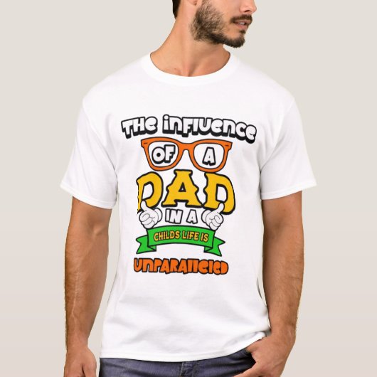 Inspirerend vaderschap: t-shirt (Voorkant)