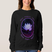 Inspirerend van de riem van de Lotus Water Lily Trui (Voorkant)