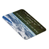 Inspirerend veld "Bedankt geven" katoenveld Magneet (Rechterzijde)