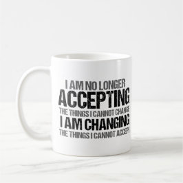 Inspirerend verandering noteert koffie-Mok Koffiemok