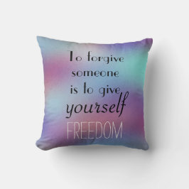 Inspirerend Vergiffeningscitaat Omkeerbaar Kussen