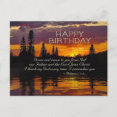 Inspirerend verjaardag, eer en vrede voor u briefkaart (Voorkant)