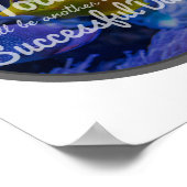 inspirerend verklaringen voor succes poster (Hoek)