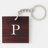 Inspirerend vers 1 Korintiërs 13:13 Monogram Sleutelhanger (Achterkant)