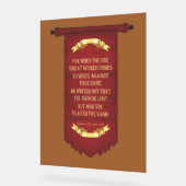 Inspirerend vers acryl bord (Hoek)