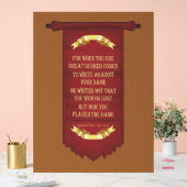 Inspirerend vers acryl bord (Huwelijk)