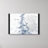 Inspirerend verse Tracks Canvas Afdruk (Voorkant)