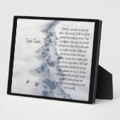 Inspirerend verse Tracks Fotoplaat (Zijkant)