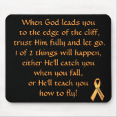 Inspirerend versie voor kankeroverlevende muizepad muismat (Voorkant)