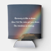 Inspirerend verslaving Herstel Regenboog nuchterhe Blikjeskoeler (Achterkant)