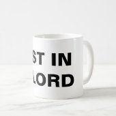 inspirerend "Vertrouw op de Heer" Koffiemok (Voorkant rechts)