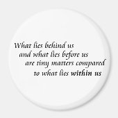 Inspirerend vertrouwen citeert gelukkigerwijze magneet (Voorkant)