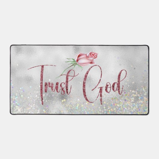 Inspirerend Vertrouwen God Quote Bureaumat (Voorkant)