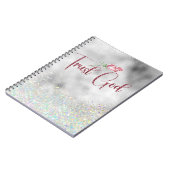 Inspirerend Vertrouwen God Quote Notitieboek (Linkerzijde)