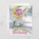 Inspirerend verzegeling op jaardag en Bijbelverse  Briefkaart (Voorkant / Achterkant)