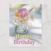 Inspirerend verzegeling op jaardag en Bijbelverse  Briefkaart (Voorkant)