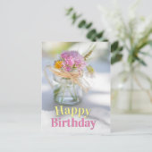 Inspirerend verzegeling op jaardag en Bijbelverse  Briefkaart (Staand voorkant)