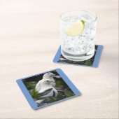 Inspirerend vierkant papier coaster kartonnen onderzetters (Insitu)