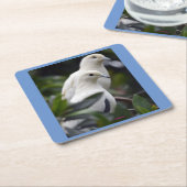 Inspirerend vierkant papier coaster kartonnen onderzetters (Schuin)