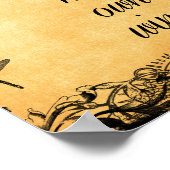 Inspirerend vliegt ze met haar eigen 'Wings Quote' Poster (Hoek)