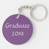 Inspirerend vlinder aangepast bericht sleutelhanger (Achterkant)