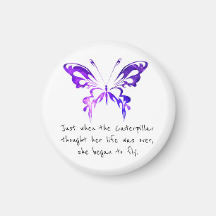 Inspirerend vlinder magneet