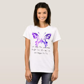 Inspirerend vlinder t-shirt (Voorkant volledig)