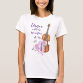 Inspirerend vlinders dansen t-shirt (Voorkant)