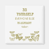 Inspirerend vlinders wees jezelf magneet (Voorkant)