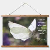 Inspirerend vlinderwandtapijt opknoping hangend wandkleed (Voorkant)