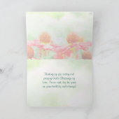 Inspirerend vogelpsalm 118:24 Bloemen Kaart (Binnen)