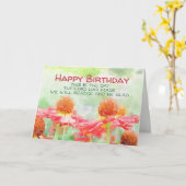 Inspirerend vogelpsalm 118:24 Bloemen Kaart (Gele Bloem)