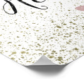 Inspirerend volg je hart poster (Hoek)