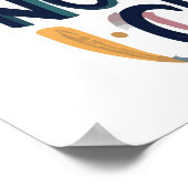 Inspirerend Volg je hartcitaat Poster (Hoek)