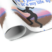 INSPIREREND VOLLEYBALL IS MIJN LIFE-ONTWERP CADEAUPAPIER (Rol Hoek)