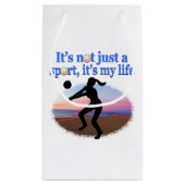 INSPIREREND VOLLEYBALL IS MIJN LIFE-ONTWERP KLEIN CADEAUZAKJE (Achterkant)