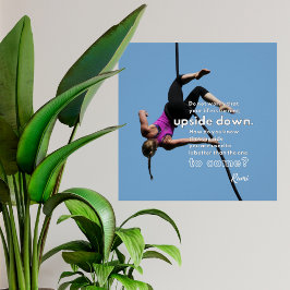 Inspirerend voor op handen zijnde verandering perfect poster